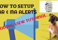 TRADINGVIEW TUTORIAL:  How to set up the SAR & Moving Average alerts IN LESS THAN 10 Minutes!!