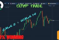 BEST ONE MINUTE STRATEGY | EMA 2 + WMA 14| OLYMP TRADE | PI TRADER