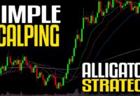 SIMPLE William William's Alligator Scalping Strategy + 200 EMA / Day Trading Crypto, Forex, Stocks