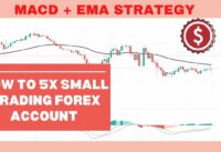HOW TO 5X SMALL TRADING FOREX ACCOUNT  || MACD + EMA INDICATOR STRATEGY || BEST TRADING SYSTEM