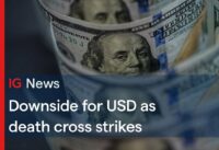 Downside for USD as death cross strikes 🇺🇸